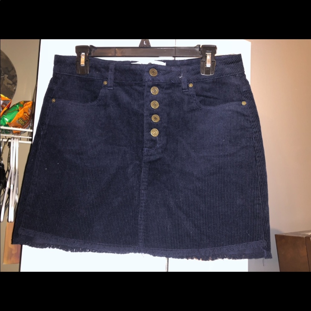 Indigo Rein Navy Mini Skirt